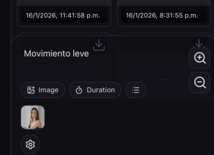 Image to video timeline